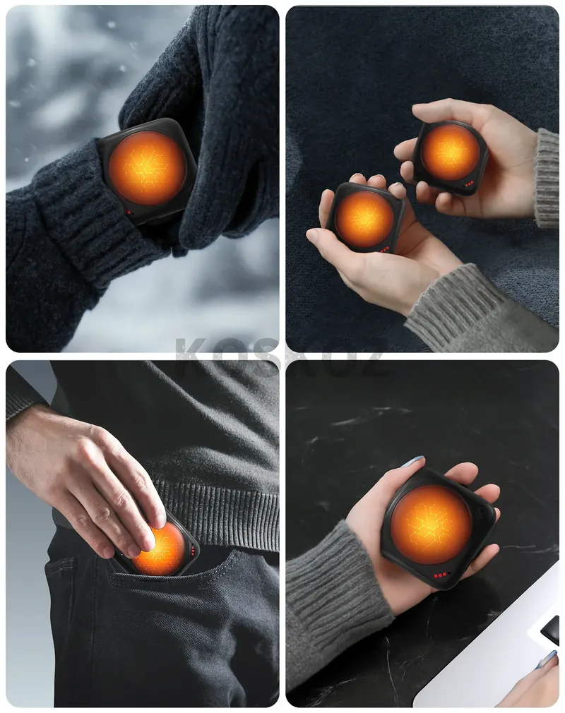 Elektrisk handvärmare i tvåpack med slimmad design – bild 2