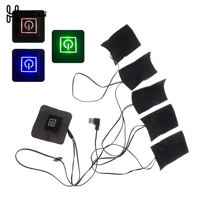 Värmedynor för kläder med USB-anslutning, 5 delar